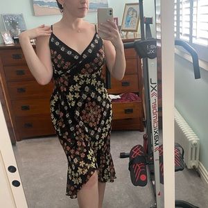 Guess Midi Floral Cocktail Dress